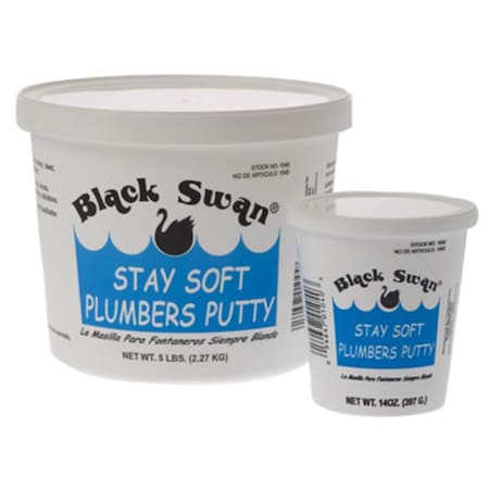 Black Swan Black Swan BSW1043 3 lbs Stay Soft Plumbers Putty BSW1043